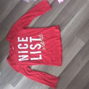 Girls Christmas shirt  size 4/5